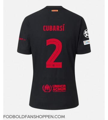 Barcelona Pau Cubarsi #2 Udebanetrøje 2024-25 Kortærmet